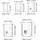luxuskollektion Glas Becherglas Set 25ml-500ml, Abgestuftes Messbecher-Set