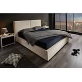 Riess-Ambiente Boxbett ROCCO 180x200cm beige Cord mit Stauraum