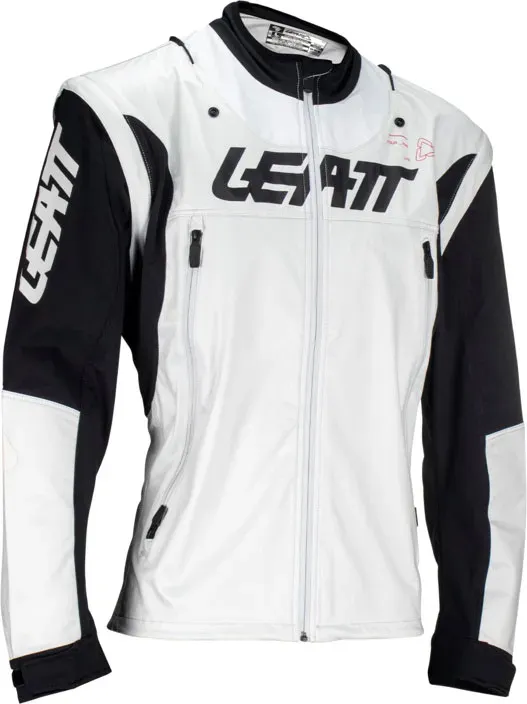 Leatt 4.5 Lite, veste textile imperméable - Blanc/Noir - M
