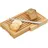 Relaxdays Brotschneidebrett Holz 1-tlg. 40 x 24 cm Braun