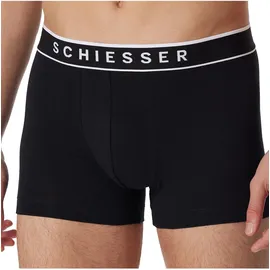 SCHIESSER 95/5 Shorts Organic Cotton webgummibund schwarz XL 3er Pack