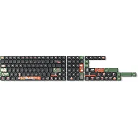 Keychron Keycaps Low Profile LSA Dye-Sub PBT Full Set, Tastenkappensatz, Tastenkappen für mechanische Tastaturen Low-Profile ANSI Layout - (133-Tasten) / New York