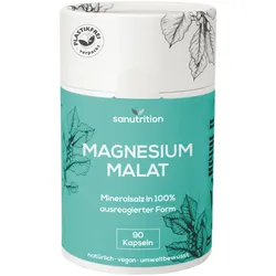 Sanutrition® Magnesium Malat (Mineralsalz) Kapseln