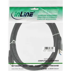 InLine USB-A auf Micro B 1 m Schwarz