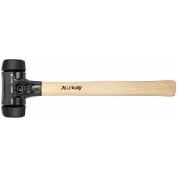 Wiha Schonhammer Safety mittelweich/mittelweich mit Hickory-Holzstiel, Rund-Schlagkopf 30 mm