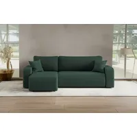 kaiser möbel Ecksofa Grün, Textil, 4-Sitzer, L-Form,L-Form, 244x142 cm, Wohnzimmer, Sofas & Couches, Wohnlandschaften, Ecksofas