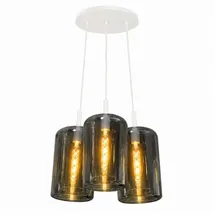 s.luce Cruet 3-flg. 17 W Durchmesser 30 cm rund/Glas