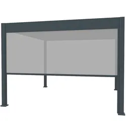 Weide Sonnenrollo für Weide Pergola | anthrazit
