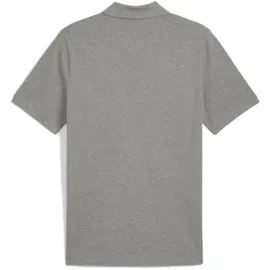 Puma ESS No. 1 Logo Pique Herren Poloshirt, grau - 4XL