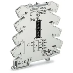 Wago 857-812 Temperaturmessumformer, für Thermoelemente, Strom- und Spannungsausgangssignal 857812