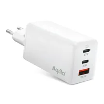 aqiila Chargebird 67W USB-A, 2x USB-C Ladeadapter W3 weiß