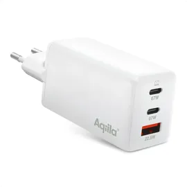 aqiila Chargebird 67W USB-A, 2x USB-C Ladeadapter W3 weiß