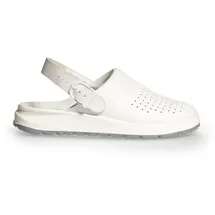 Abeba Berufsschuhe Clog 87020 Active Abeba Weiß Perforiert Mit Schnalle Gr. 36