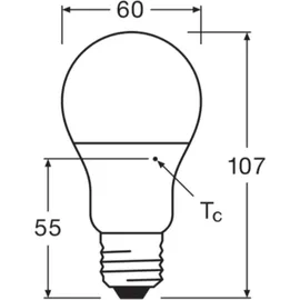 LEDVANCE LED-Birne 9W E27 806lm warmweiß 1 Stück