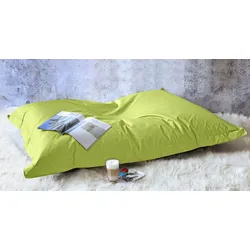 Sitzsack KINZLER "Sylt", grün, B:130cm H:15cm, Baumwolle, Sitzsäcke
