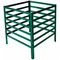 shelfplaza HOME 100x60x60 cm Komposter in garten grün mit 360 Liter Volumen