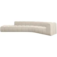 altdecor Ecksofa modulares Sofa Tilmo-L1 - 399x194x70 cm Beige