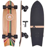 Apollo Midi Longboard Surfskate Pro Stripes