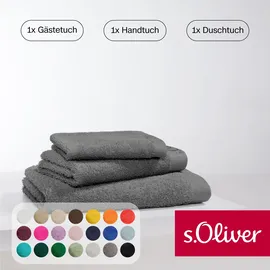 s.Oliver Handtuchset 3-tlg. grau