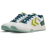 hummel All Court Innenbereich Damen in WHITE/GREEN/YELLOW 9990
