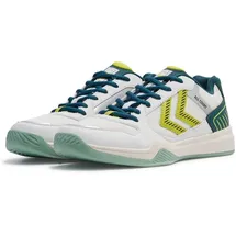 hummel All Court Innenbereich Damen in WHITE/GREEN/YELLOW 9990