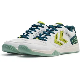 hummel All Court Innenbereich Damen in WHITE/GREEN/YELLOW 9990