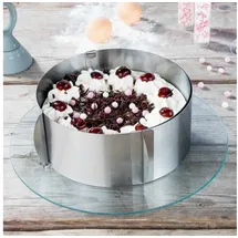 Hi Tortenring aus Edelstahl verstellbar von 16 - 30 cm