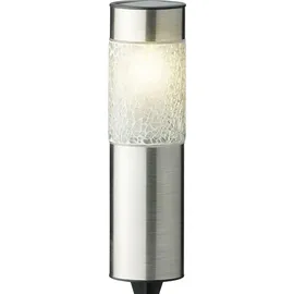 Kaemingk Sockelleuchte Edelstahl Ø 6 cm / Höhe 22 cm Solarleuchte