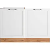 KOCHSTATION Spülenschrank »KS-Lana«, Breite 120 cm, weiß