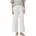 Wide-Leg-Culotte aus Twill Weiß 34