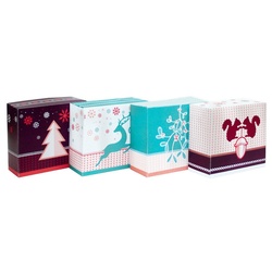 ROTH Adventskalender zum Befüllen - 24 Adventsboxenkette 'Winterwald' Weihnac...