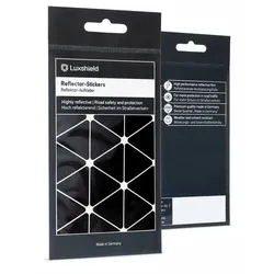 Luxshield Reflektoren Aufkleber Dreiecke Groß Schwarz Modell 2024