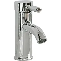 Beliani Waschtischarmatur Rusumo Messing Silber