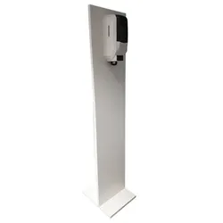Desinfektionsmittelspender Stele + Spender, weiß