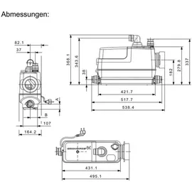 Grundfos Kleinhebeanlage Sololift2 CWC-3