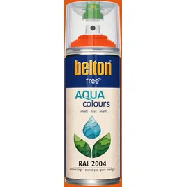 BELTON Lackspray Aquacolours 400 ml Reinorange Matt