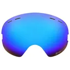 YEAZ Skibrille XTRM-SUMMIT Wechselglas für Ski- Snowboardbrille, Ersatzglas für XTRM-SUMMIT mit Rahmen blau