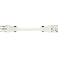 WAGO 771-9993/007-402 Netz-Anschlusskabel Netz-Buchse - Netz-Stecker Gesamtpolzahl: 3 Weiß 4m 1St.