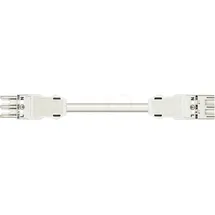 WAGO 771-9993/007-402 Netz-Anschlusskabel Netz-Buchse - Netz-Stecker Gesamtpolzahl: 3 Weiß 4m 1St.