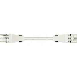WAGO 771-9993/007-402 Netz-Anschlusskabel Netz-Buchse - Netz-Stecker Gesamtpolzahl: 3 Weiß 4m 1St.
