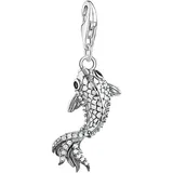 Thomas Sabo Koi mit Zirkoniasteinen schwarz-weiß Silber 2170-643-21
