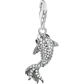 Thomas Sabo Koi mit Zirkoniasteinen schwarz-weiß Silber 2170-643-21