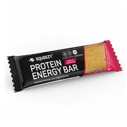 SQUEEZY Riegel Protein Energy Bar Vanille Schokolade | 50g Riegel