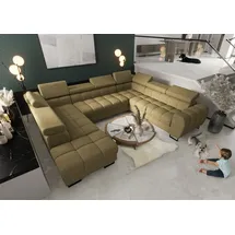 Fun Möbel Wohnlandschaft Stoff 2-Sitzer Grün