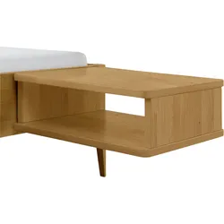 Nachtkonsole HASENA "Seva", braun (braun, wildeiche geölt), B:48cm H:16cm T:38cm, Massivholz, Sideboards