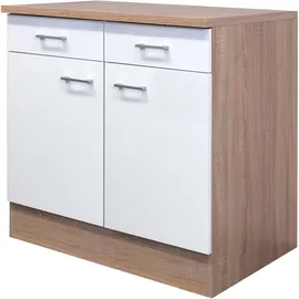 Flex-Well Unterschrank Samoa 80 x 60 x 85 cm Weiß