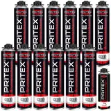 Brunnenschaum Set 12 x 750 ml inkl. Pistolenreiniger Bauschaum Montageschaum