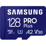 Samsung PRO Plus 128 GB microSDXC-Speicherkarte (2023) mit USB-Adapter