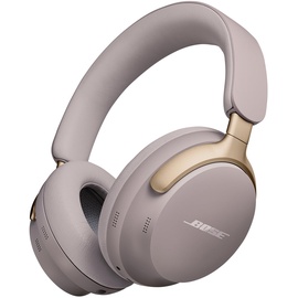 Bose QuietComfort Ultra Kabellose Kopfhörer mit Noise-Cancelling für räumlichen Klang, Over-Ear-Kopfhörer mit Mikrofon, Bis zu 24 Std Akku, Kopfhörer mit Raumklang, Sandstein - Limited Edition