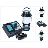 Makita DMR 056 RA1 Akku Radio 18 V FM DAB+ mit Laterne 360° Taschenlampe IP65 + 1x Akku 2,0 Ah + Ladegerät